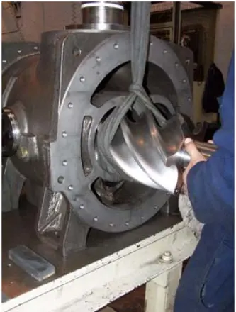 figure 66. Removing the rotor